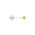 Alessandra Dona' 18K Yellow Gold South Sea Pearl Single Earring