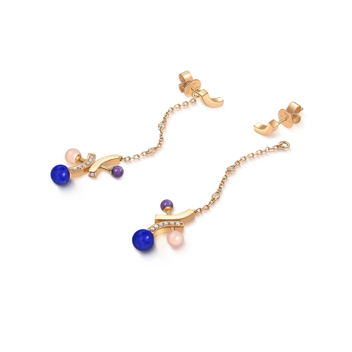 18K Rose Gold Earring | Chow Sang Sang Jewellery | 90730E - 5