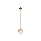 Harmony'18K Red Gold Mother of Pearl Single Earring