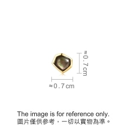Harmony 18K Yellow Gold Mother of Pearl Single Earring