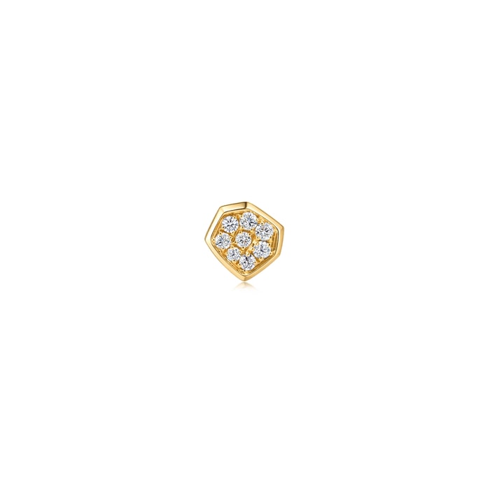 18K Yellow Gold Earring | Chow Sang Sang Jewellery | 90969E - 1