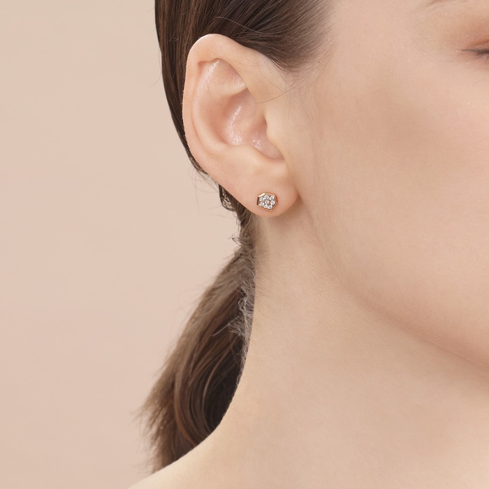 18K Rose Gold Earring | Chow Sang Sang Jewellery | 90969E - 2