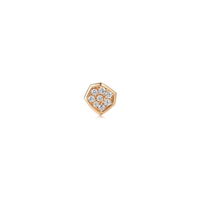 18K Rose Gold Earring | Chow Sang Sang Jewellery | 90969E - 1