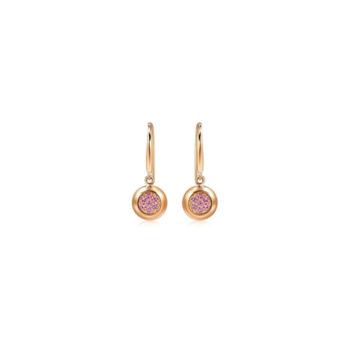 18K Rose Gold Earring | Chow Sang Sang Jewellery | 91011E - 1