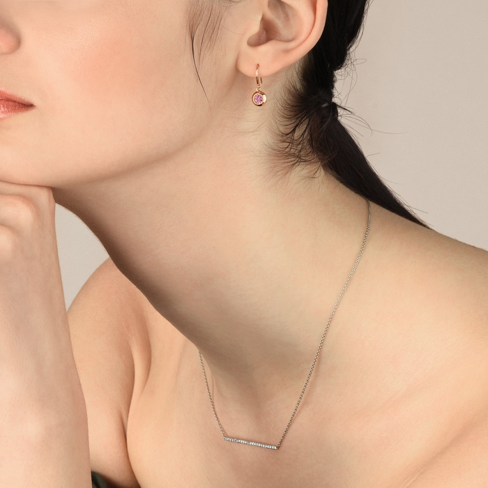 18K Rose Gold Earring | Chow Sang Sang Jewellery | 91011E - 3