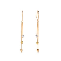 18K三色或以上分色黃金耳環