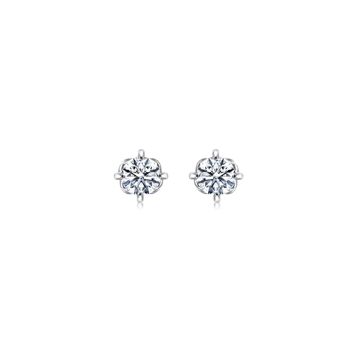 18K White Gold Earring | Chow Sang Sang Jewellery | 91247E - 1
