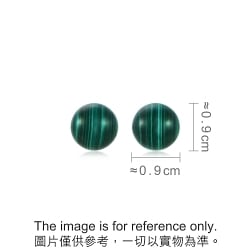 'Cosmos' 18K Rose Gold Malachite Earrings