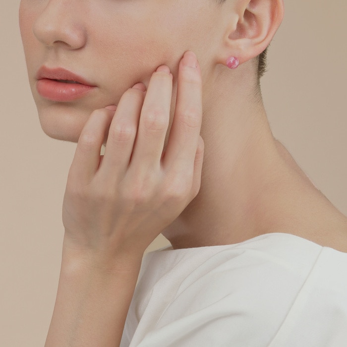 18K玫瑰金 耳環 | 周生生珠寶 | 91395E - 3