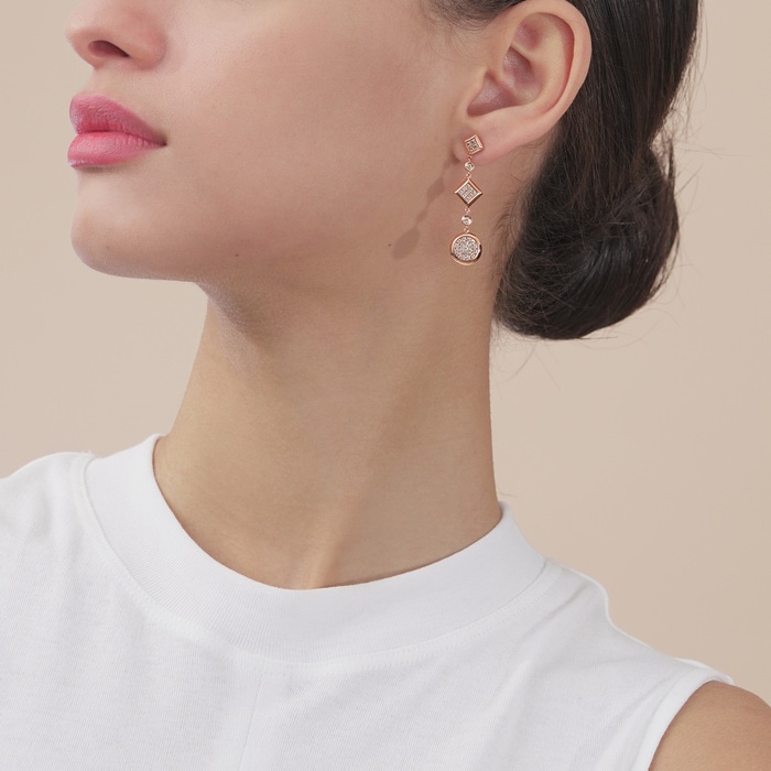 18K Rose Gold Earring | Chow Sang Sang Jewellery | 91546E - 3