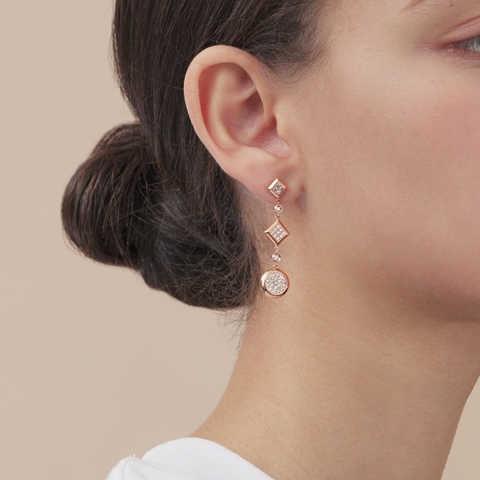 18K Rose Gold Earring | Chow Sang Sang Jewellery | 91546E - 2