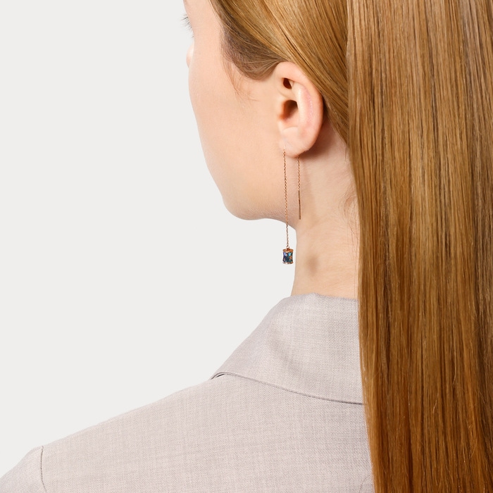 18K玫瑰金 耳環 | 周生生珠寶 | 薄荷系列 | 91704E - 3