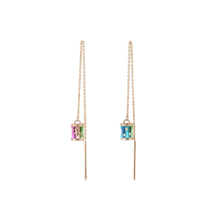 18K玫瑰金 耳環 | 周生生珠寶 | 薄荷系列 | 91704E - 4