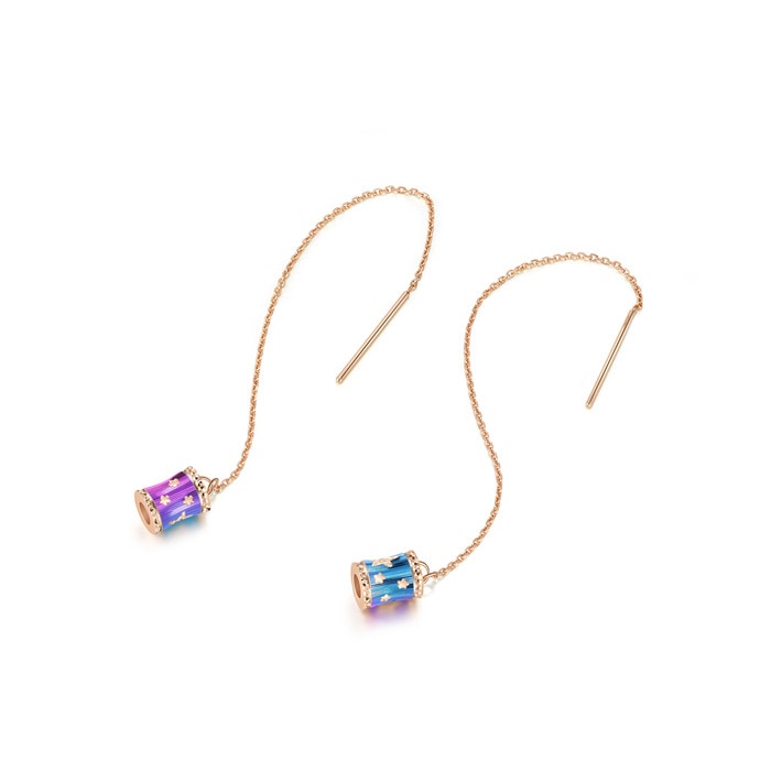 18K玫瑰金 耳環 | 周生生珠寶 | 薄荷系列 | 91704E - 5