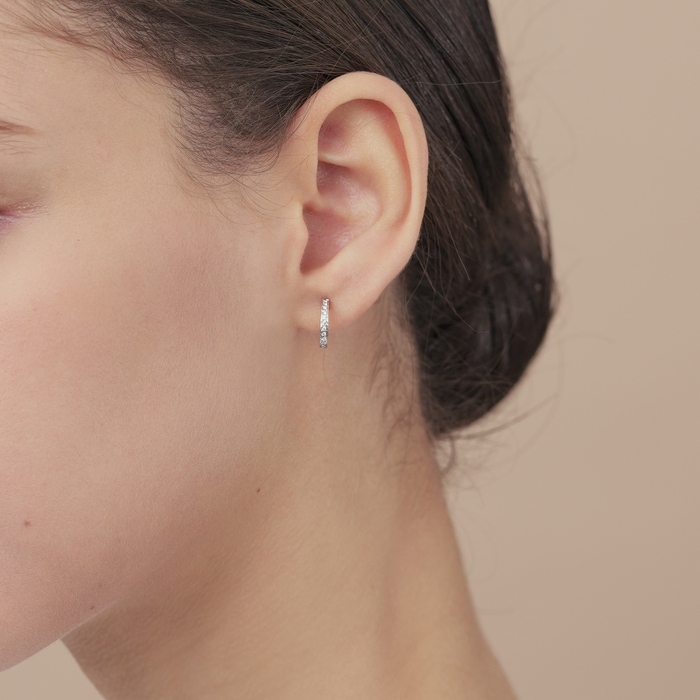 18K White Gold Earring | Chow Sang Sang Jewellery | 91783E - 2
