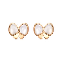 「妍」18K玫瑰金耳環