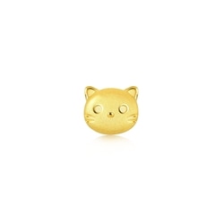 'Ear Play' 999.9 Gold Cat Single Earring