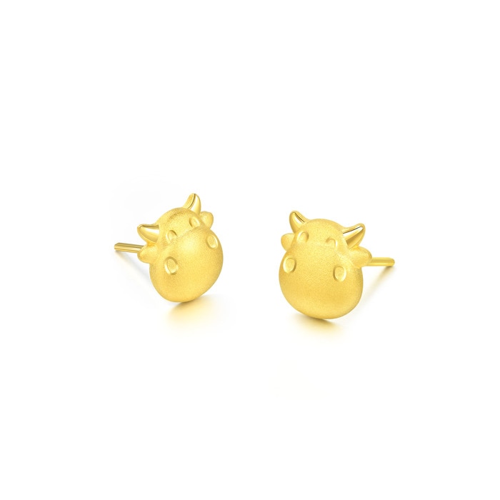 Solid Gold Earring | Chow Sang Sang Jewellery | PetChat | 91940E - 4