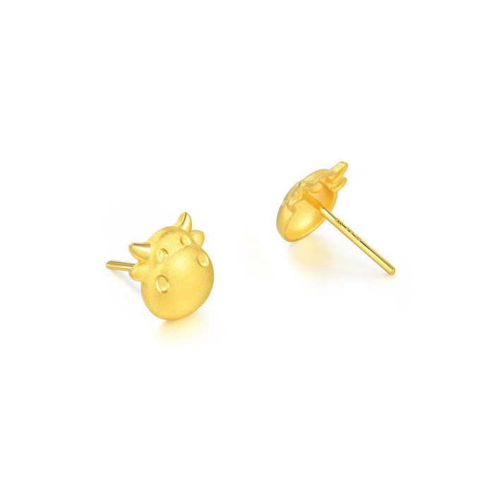 Solid Gold Earring | Chow Sang Sang Jewellery | PetChat | 91940E - 5