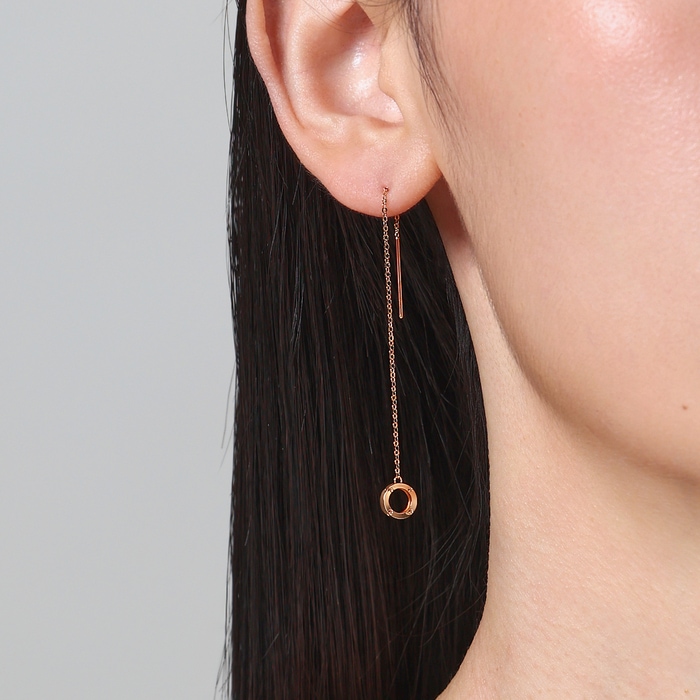 18K玫瑰金 耳環 | 周生生珠寶 | 薄荷系列 | 91979E - 2