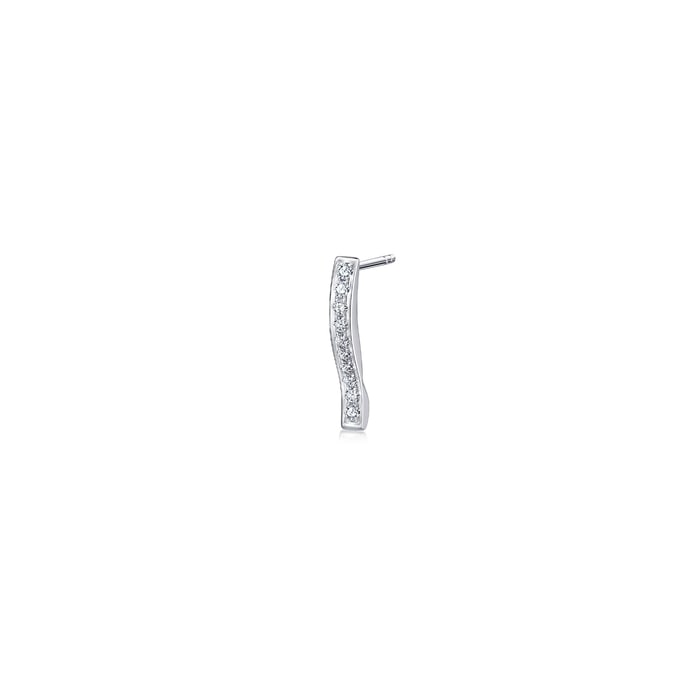 18K White Gold Earring | Chow Sang Sang Jewellery | 92034E - 1