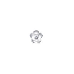 'Ear Play' 950 Platinum Diamond Flower Single Earring