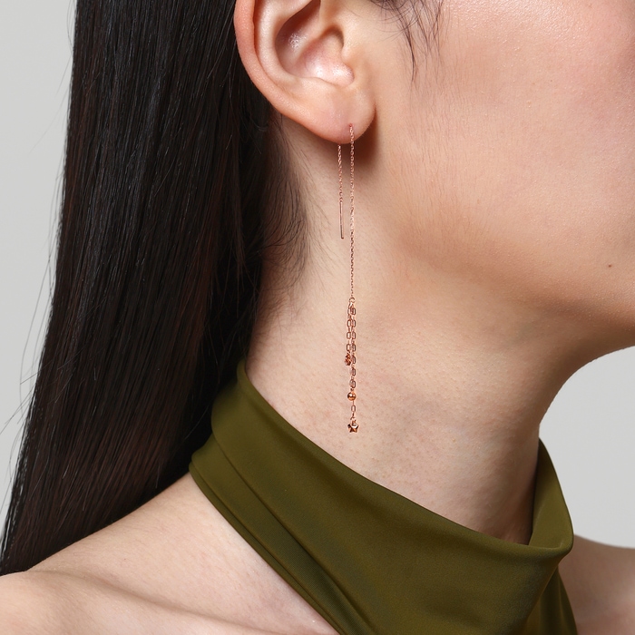 18K Rose Gold Earring | Chow Sang Sang Jewellery | Minty Collection | 92221E - 3