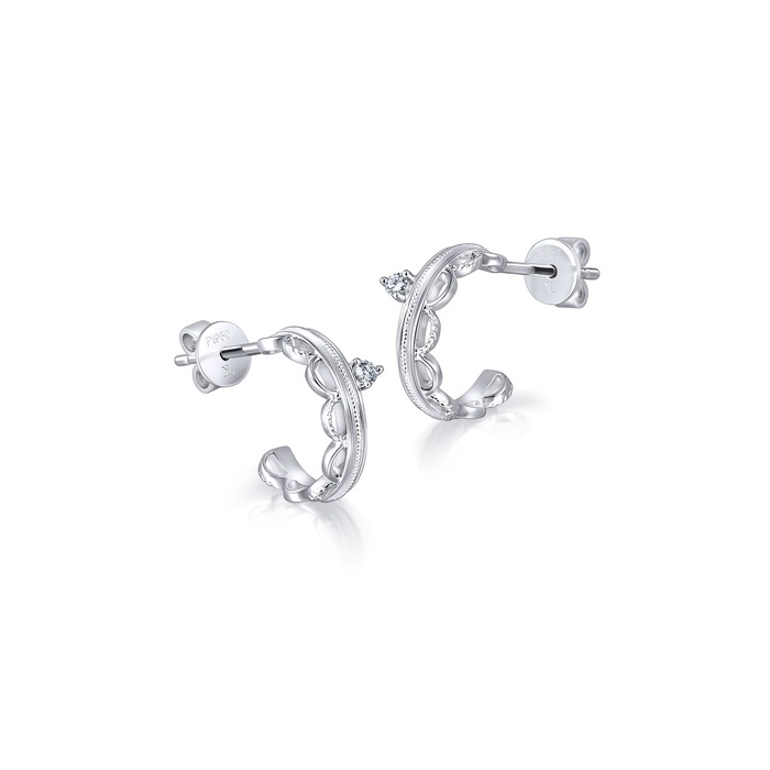 950鉑金 耳環 | 周生生珠寶 | Daily Luxe | 92331E - 4