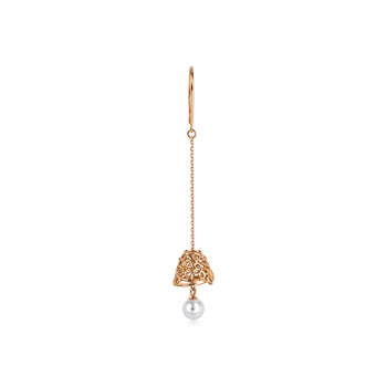 'Ryokou' 18K Rose Gold Freshwater Pearl Single Earring
