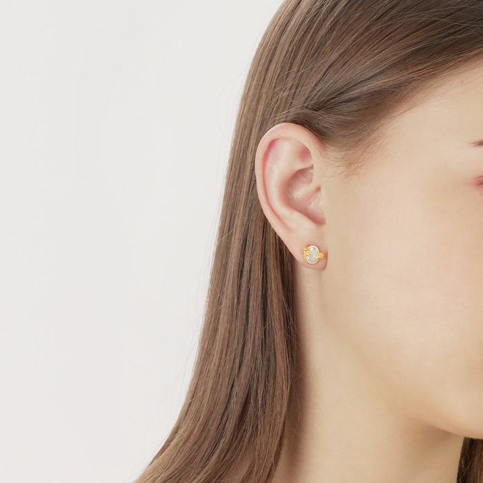 Solid Gold Earring | Chow Sang Sang Jewellery | Love Decode | 92396E - 3