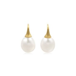 'Africa' 18K Yellow Gold Turquoise Earrings