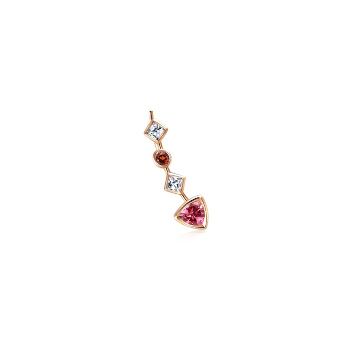 18K Rose Gold Earring | Chow Sang Sang Jewellery | 92419E - 1