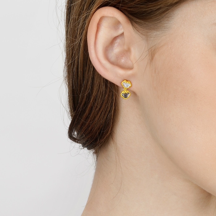 999.9黃金 耳環 | 周生生珠寶 | Cultural Blessings 「文化祝福」 | 92494E - 2