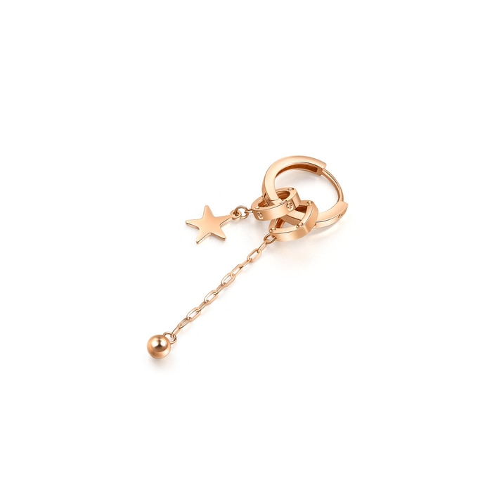 18K玫瑰金 耳環 | 周生生珠寶 | 薄荷系列 | 92539E - 6