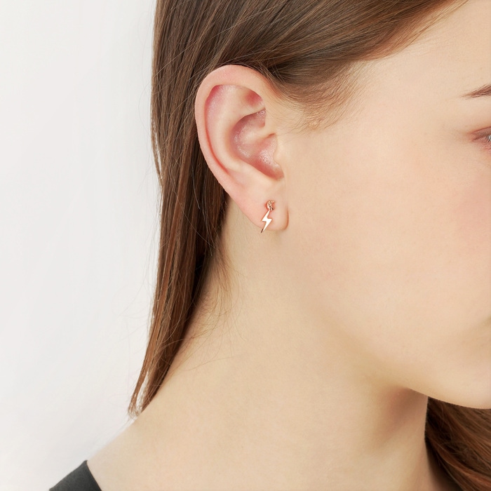 18K Rose Gold Earring | Chow Sang Sang Jewellery | Minty Collection | 92545E - 2