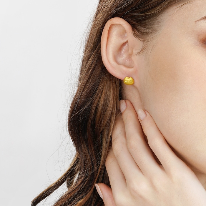 999.9黃金 耳環 | 周生生珠寶 | 92559E - 3