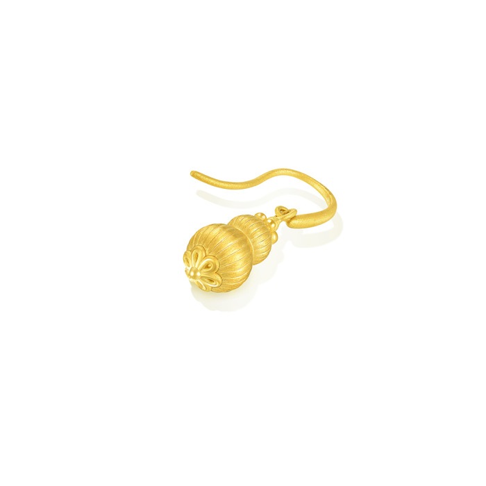 Solid Gold Earring | Chow Sang Sang Jewellery | Cultural Blessings | 92740E - 5