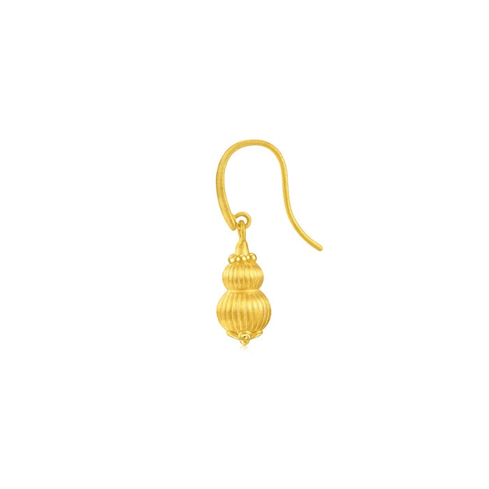 Solid Gold Earring | Chow Sang Sang Jewellery | Cultural Blessings | 92740E - 4