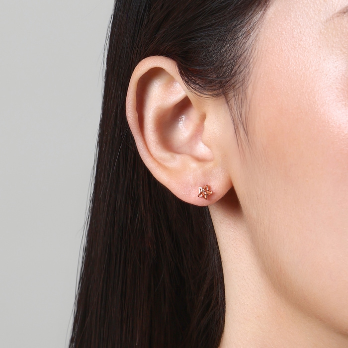 18K玫瑰金 耳環 | 周生生珠寶 | 薄荷系列 | 92798E - 2