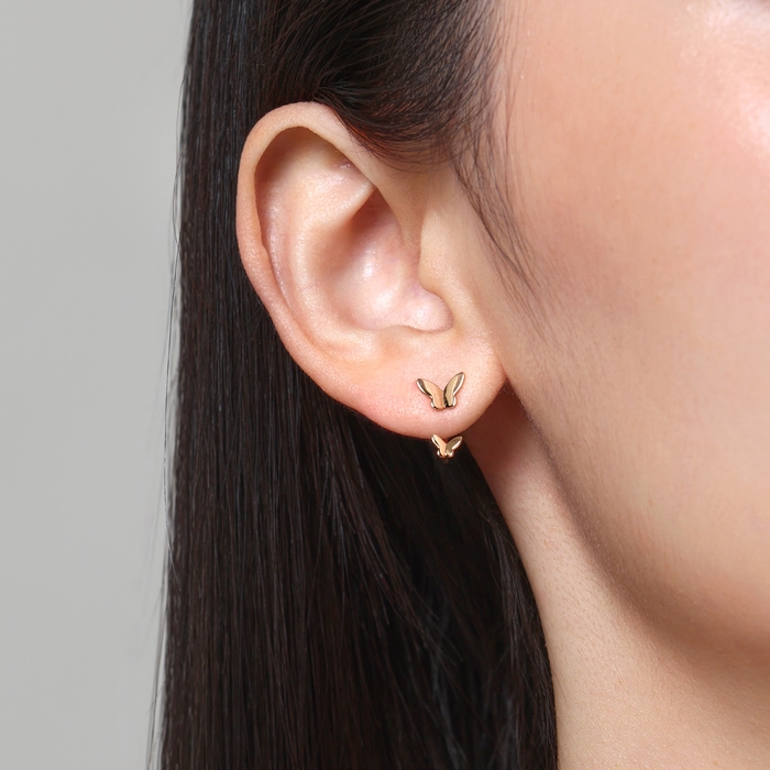 18K Rose Gold Earring | Chow Sang Sang Jewellery | Minty Collection | 92824E - 2