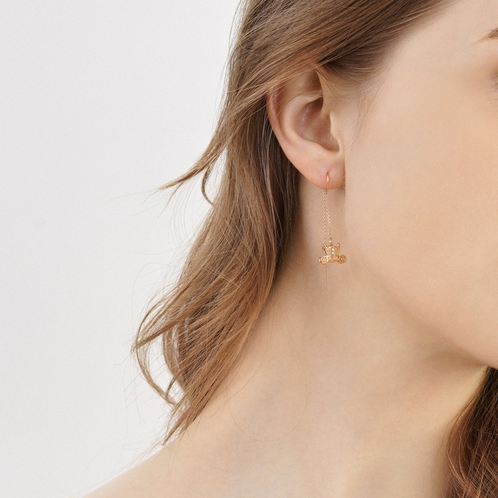 18K Rose Gold Earring | Chow Sang Sang Jewellery | 92874E - 3