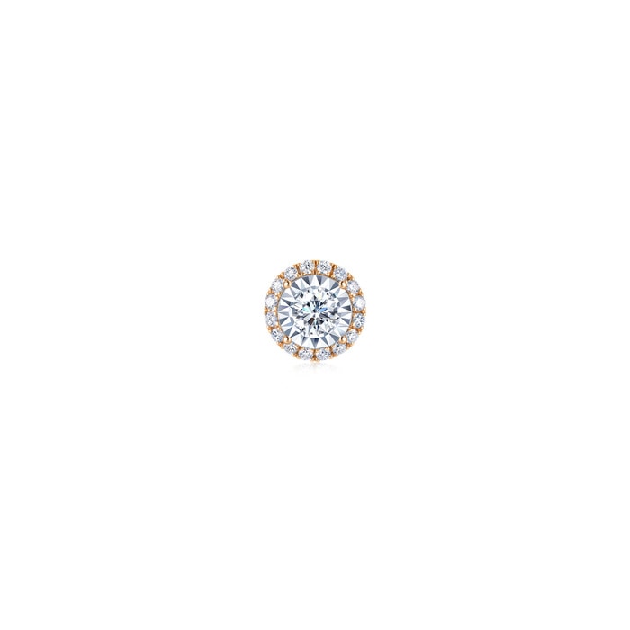 18K White & Rose Gold Earring | Chow Sang Sang Jewellery | Daily Luxe | 92982E - 1