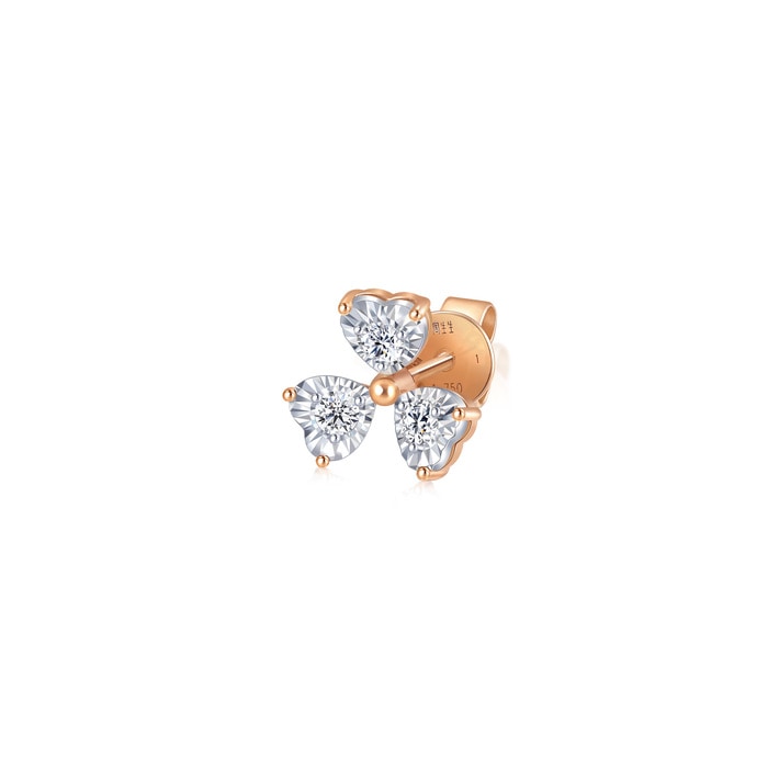 18K White & Rose Gold Earring | Chow Sang Sang Jewellery | Daily Luxe | 93031E - 4