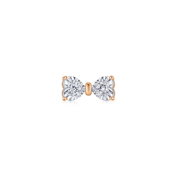 18K White & Rose Gold Earring | Chow Sang Sang Jewellery | Daily Luxe | 93032E - 1