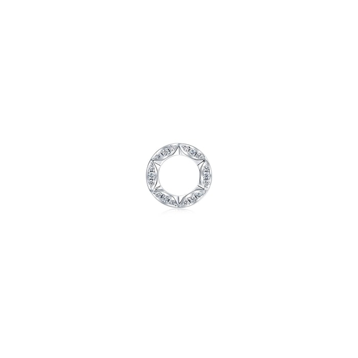 18K White Gold Earring | Chow Sang Sang Jewellery | 93061E - 1