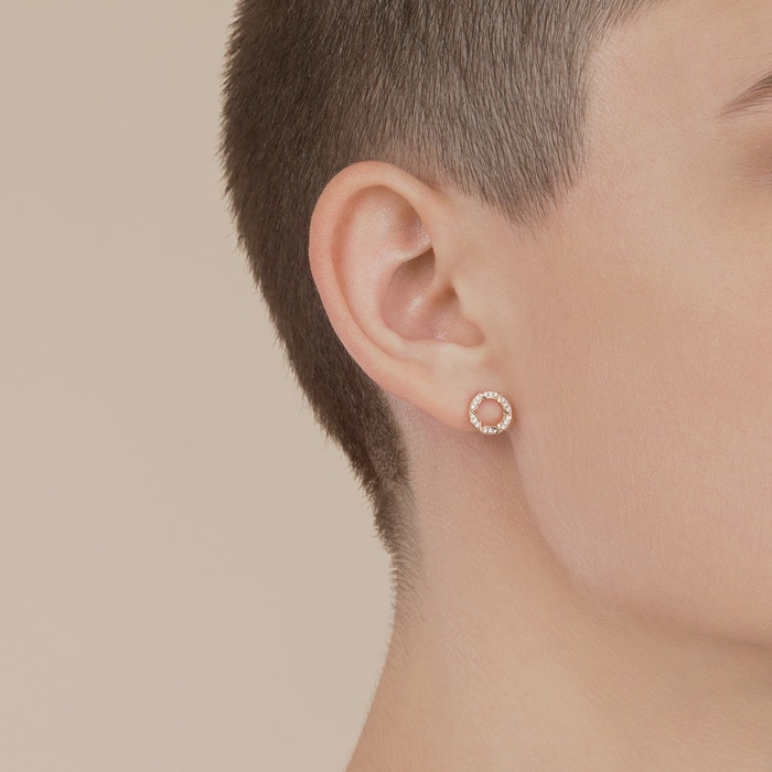 18K Rose Gold Earring | Chow Sang Sang Jewellery | 93061E - 2