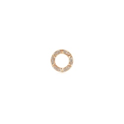 'Timeless' 18K Rose Gold Diamond Single Earring