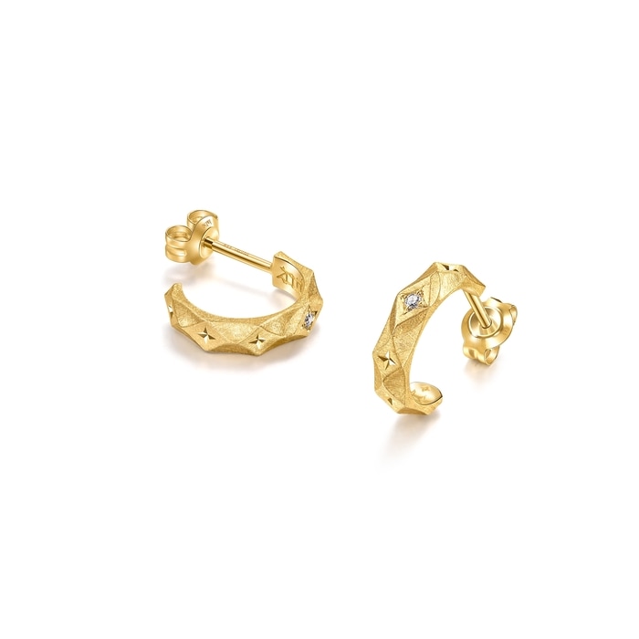 18K Yellow Gold Earring | Chow Sang Sang Jewellery | 93126E - 5