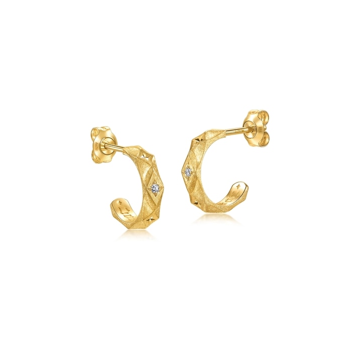 18K Yellow Gold Earring | Chow Sang Sang Jewellery | 93126E - 4