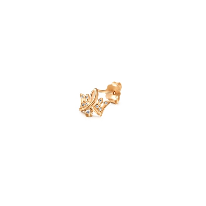 18K玫瑰金 耳環 | 周生生珠寶 | 薄荷系列 | 93320E - 4